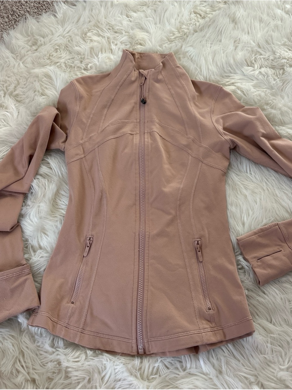 lululemon athletica Full-Zip Light brownish Mauve Utility Jacket